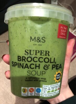 Super broccoli spinach & pea soup Super broccoli spinach & pea soup