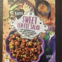 Sweet lentille salad