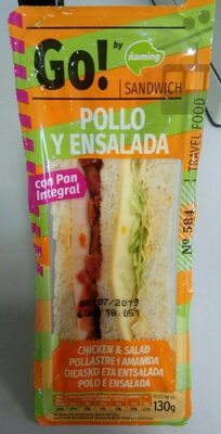 Sándwich from Pollo and ensalada Sándwich de pollo y ensalada
