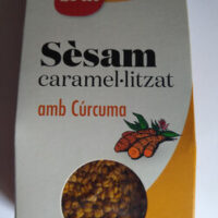 Sèsam caramel·litzat amb Cúrcuma