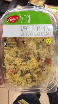 Oriental Tabbouleh with Vegetables Taboulé oriental avec légumes