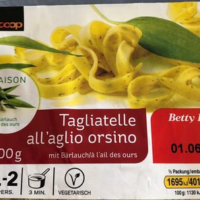 Tagliatelles à l'ail des ours