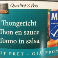 Thon en sauce coop