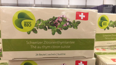 Tea thym Lemon Swiss Thé au thym citron suisse