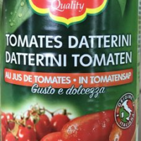 Tomates Datterini au jus de tomates