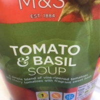 Tomato & basil soup