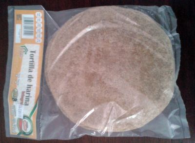 Tortilla from Harina Tortilla de harina integral