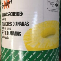 Tranches d'ananas dans du sirop
