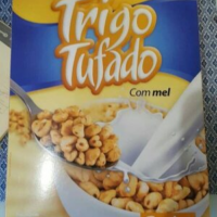 Trigo inflado con miel
