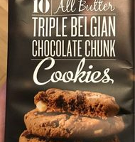 Triple Belgian Chocolaté Chunk Cookies