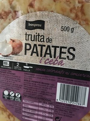 Truita from Patates and ceba Truita de patates i ceba