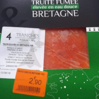 Truite fumée