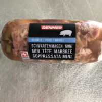 Tête marbrée