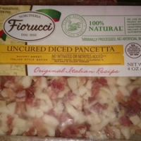 Uncured diced pancetta