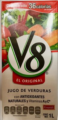 V8 jugo from Vegetables V8 jugo de verduras