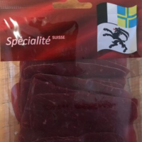 Viande séchée des Grisons
