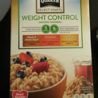 Weight control instant oatmeal