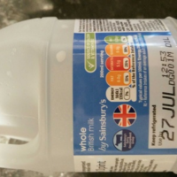 Whole british milk