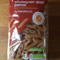 Wholegrain spelt penne