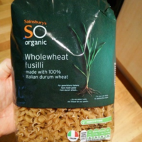 Wholewheat fusilli