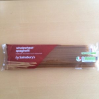 Wholewheat spaghetti