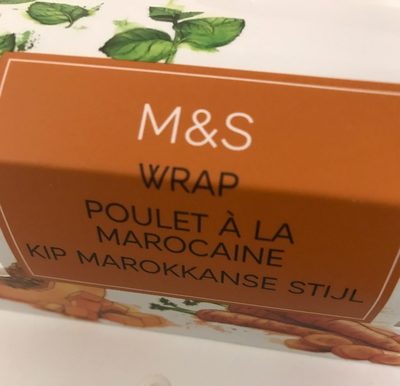 Wrap Chicken Marocaine Wrap Poulet à la Marocaine