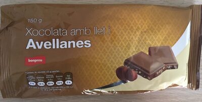 Xocolata amb llet amb avellanes Xocolata amb llet amb avellanes