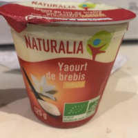 Yaourt de brebis vanille