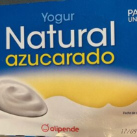 Yogur Natural Azucarado