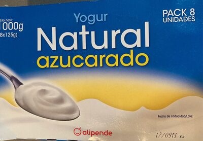 Yogurt Natural Sugarado Yogur Natural Azucarado