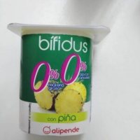Yogurt bífidus 0% con pina