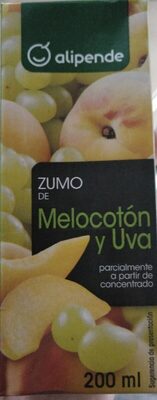 Peach and Grape Juice Zumo de melocotón y uva