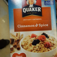 cinnamon & spice instant oatmea
