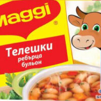 Телешки ребърца бульон
