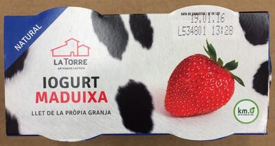 Yogurt maduixa Yogurt maduixa