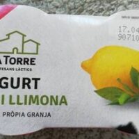 Yogurt llima and llimona