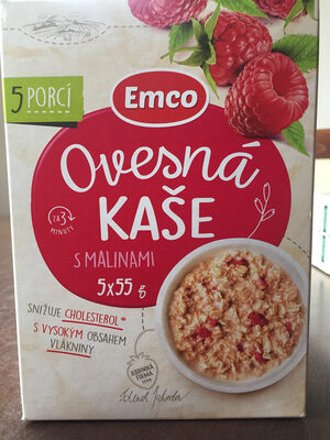 Ovesna kaše s malinami Ovesna kaše s malinami