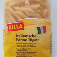 Italienische Pasta Rigate