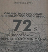 Organic dark Chocolate República Dominicana