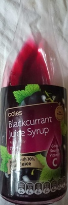 Blackcurrant Juice syrup Blackcurrant Juice syrup