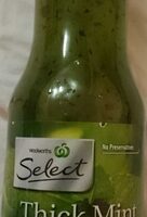 Woolworths Saltect Thick Mint Sauce Woolworths Saltect Thick Mint Sauce