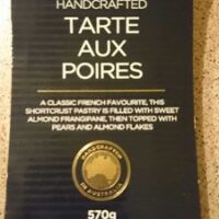Handcrafted Tarte Aux Poires Handcrafted Tarte Aux Poires