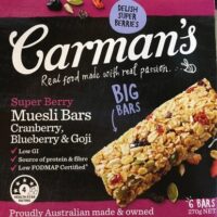 Carman's Super Berry Muesli Bars