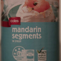 Coles Mandarin Segments in Syrup
