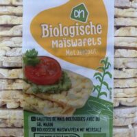 Maiswafels met zeezout