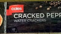 Cracked Pepper Water Crackers