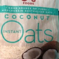 Coconut Instant Oats Coconut Instant Oats