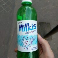 Lotte, Milkis, Refreshing Milk and Yogurt Flavor Soda Beverage, Milk and Yogurt