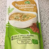 Biologische linzensoep