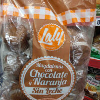 Magdalenas with Chocolate and naranja